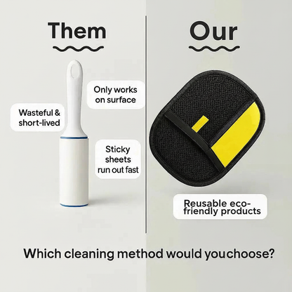 The Ultimate Pet Hair Removal Gloves for Effortless Fur Cleanup on Clothes, Furniture & Cars